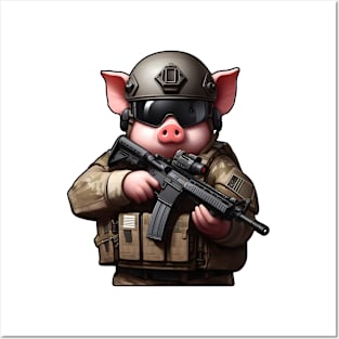 Tactical Pig Posters and Art